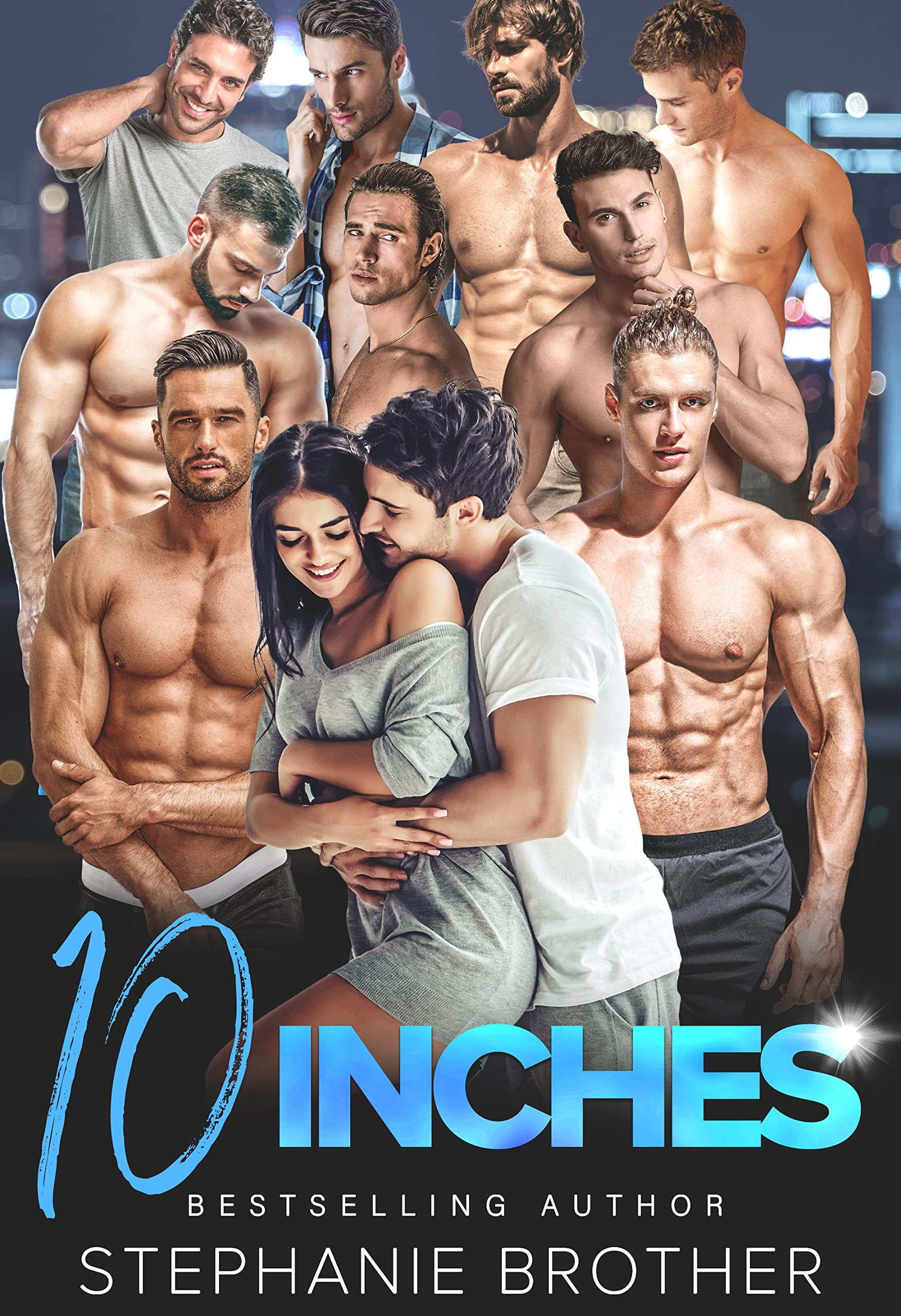 10 INCHES: A REVERSE HAREM ROMANCE (MULTIPLE LOVE Book 8) Cover